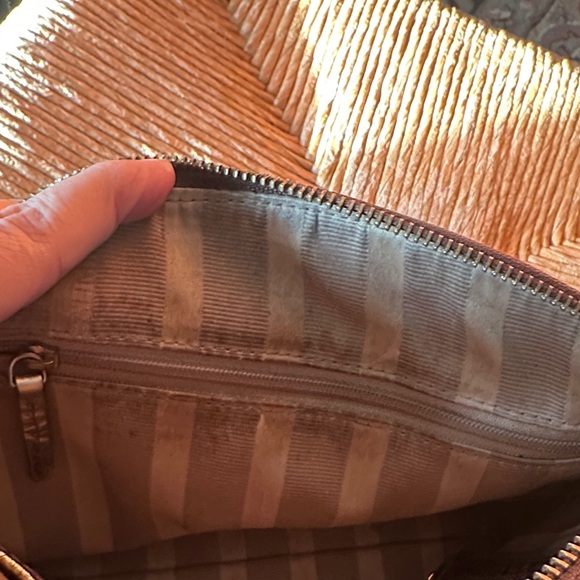 Brahmin mini duxbury multi  crescendo Crocodile Embossed Brown Bag - Picture 13 of 14